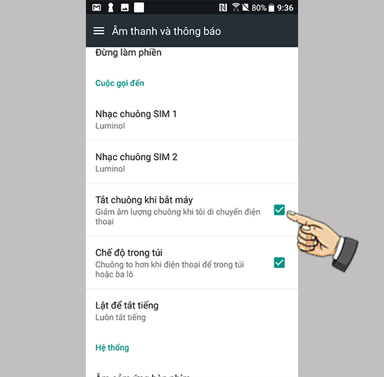 Kích hoạt tính năng